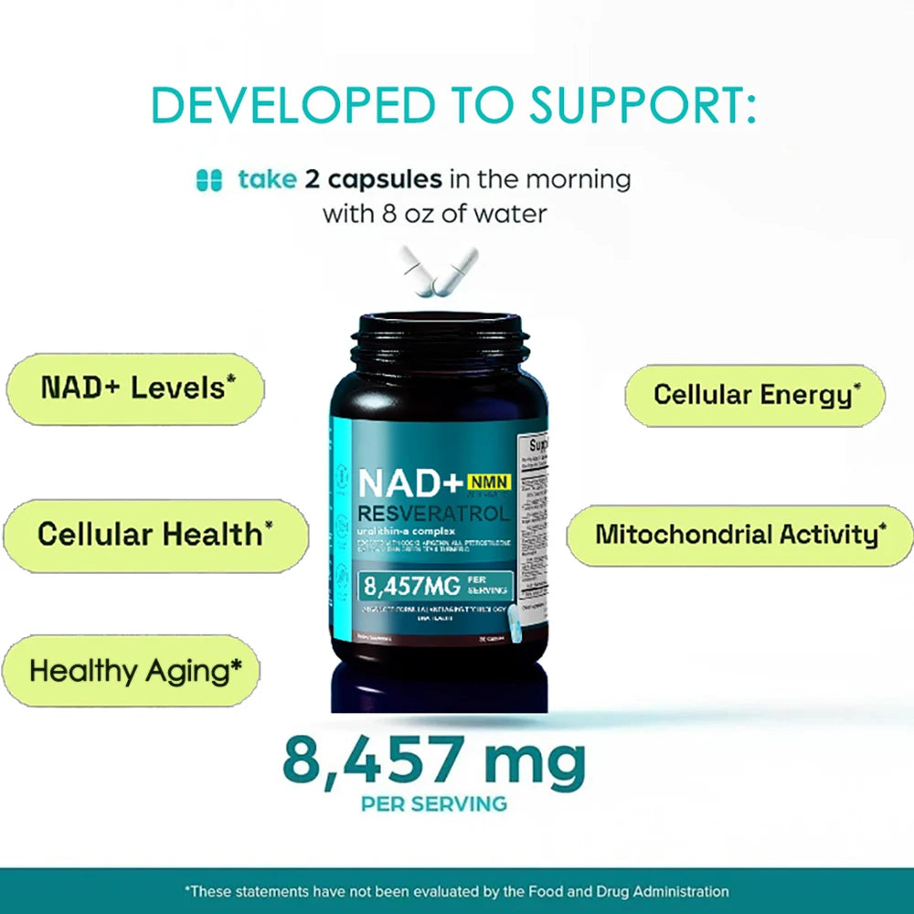Liposomal NAD+ Supplement | Advanced Energy & Longevity Booster