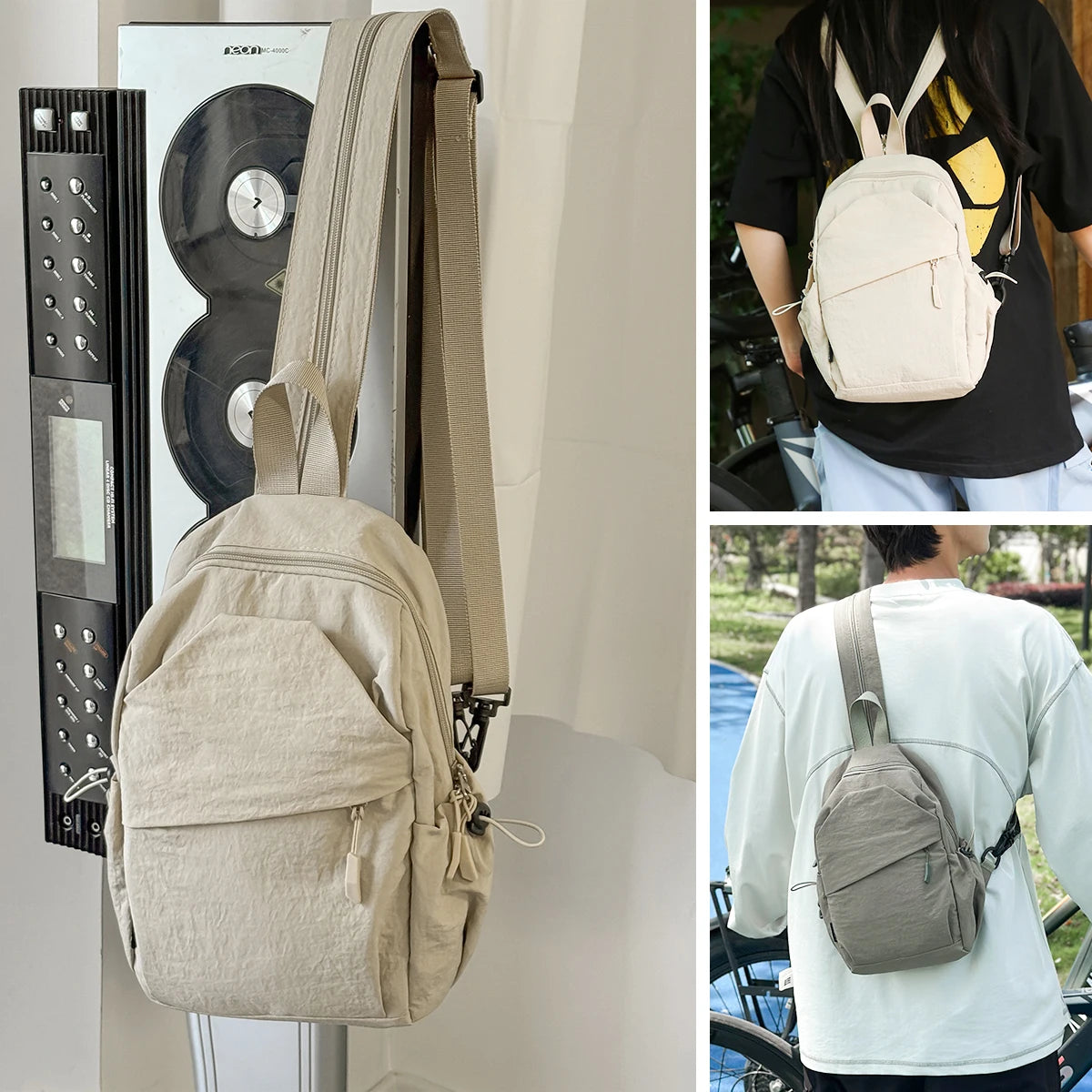 Men's Fashionable Chest Bag | Versatile Casual Commuter Shoulder Bag