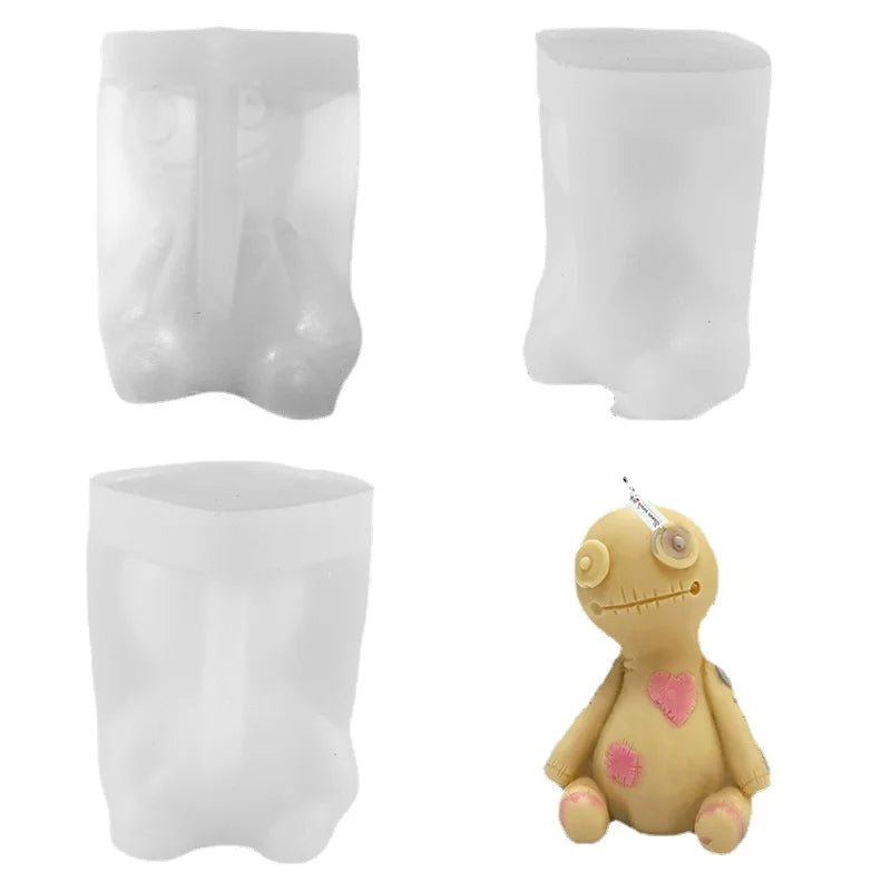 Halloween Curse Doll Candle Silicone Mold | DIY Craft Kit