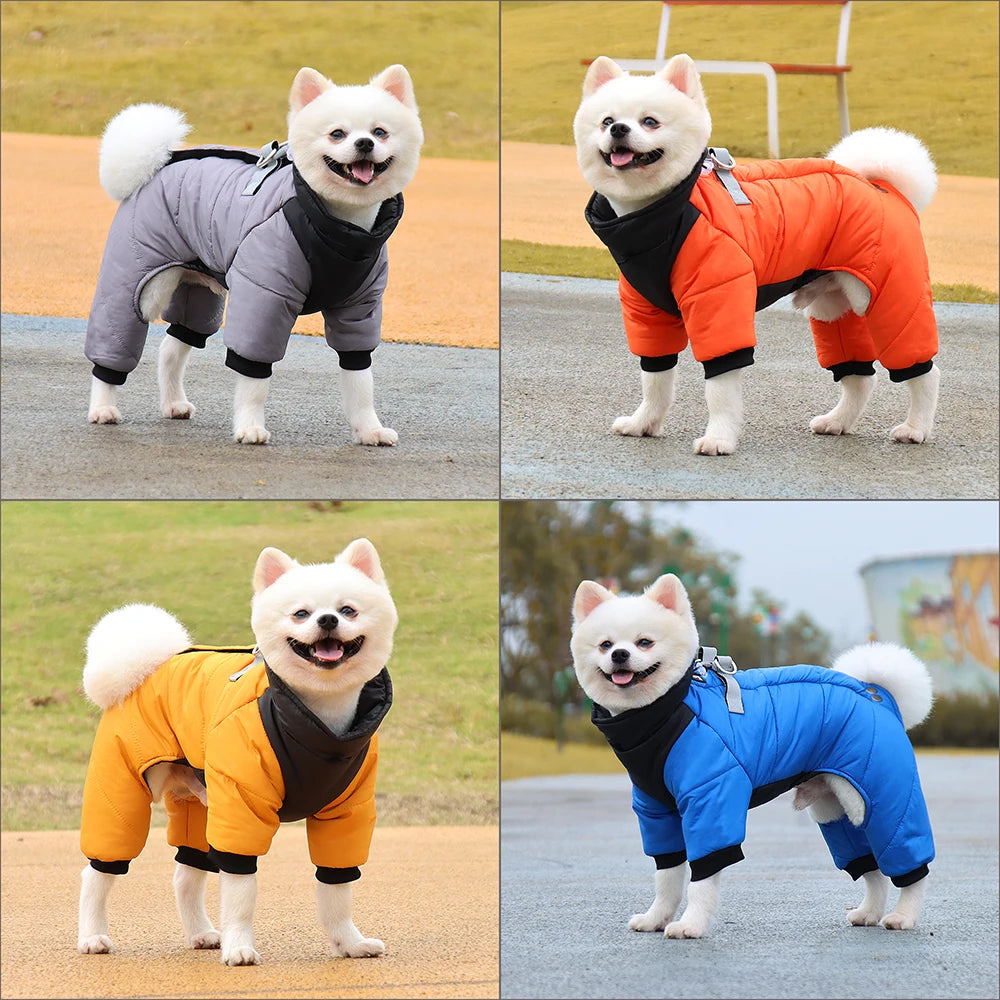 Waterproof Dog Jumpsuit Coat | Warm Winter Clothing for Pets