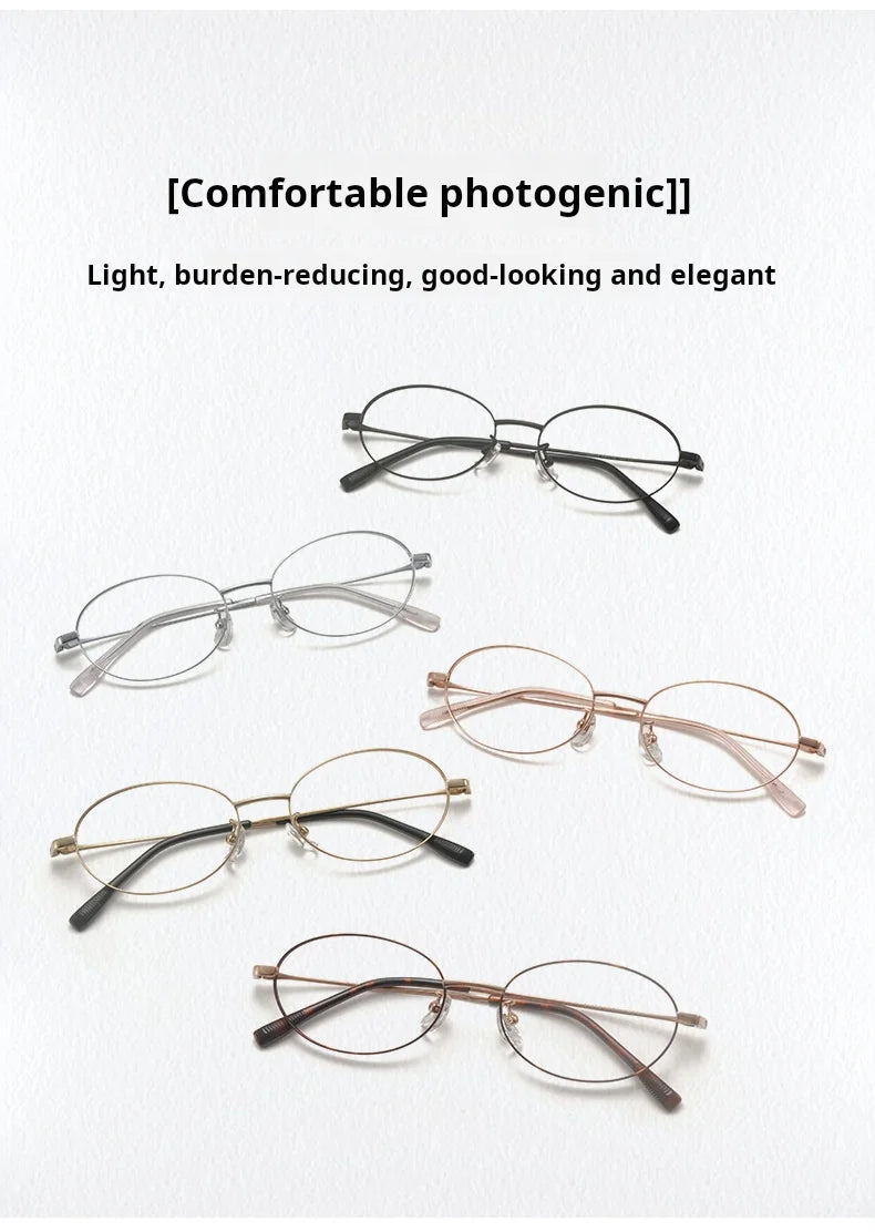 Retro Oval Prescription Glasses | Stylish Blue Light Blocking Eyewear
