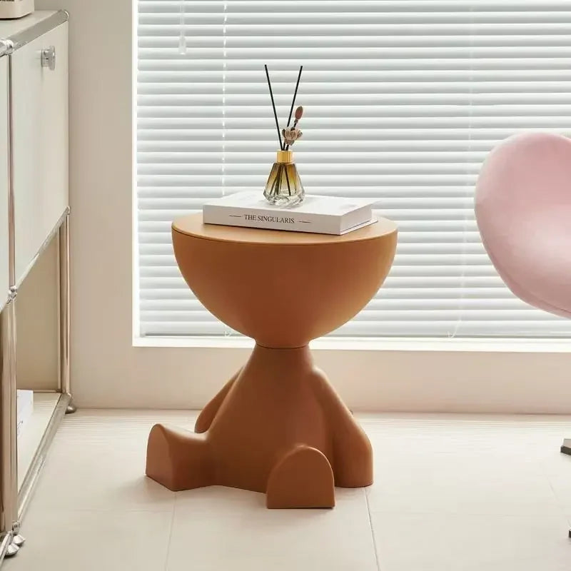Light Luxury Cartoon Sofa Edge Coffee Table | Creative Side Table
