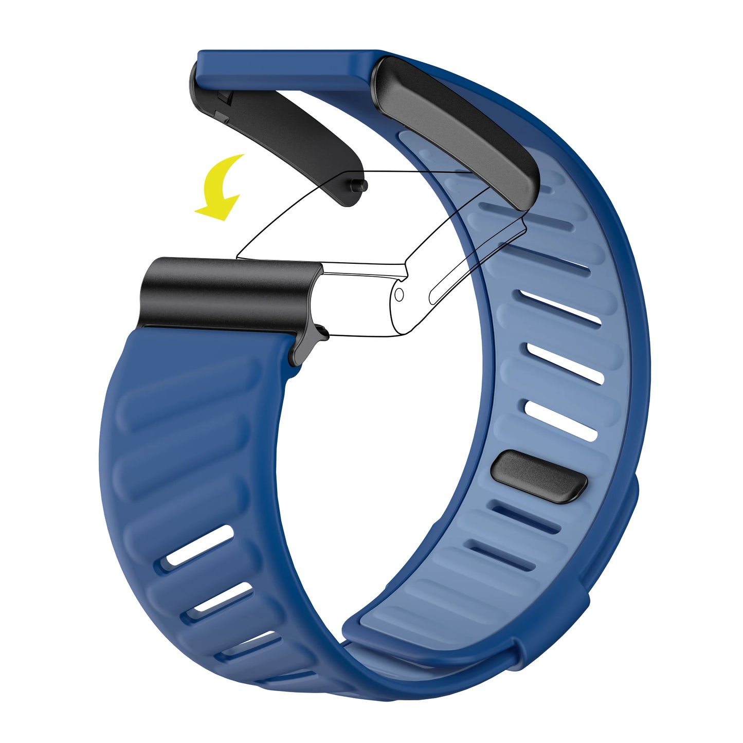 Replacement Silicone Straps for Smartwatch Bands | Unisex Design