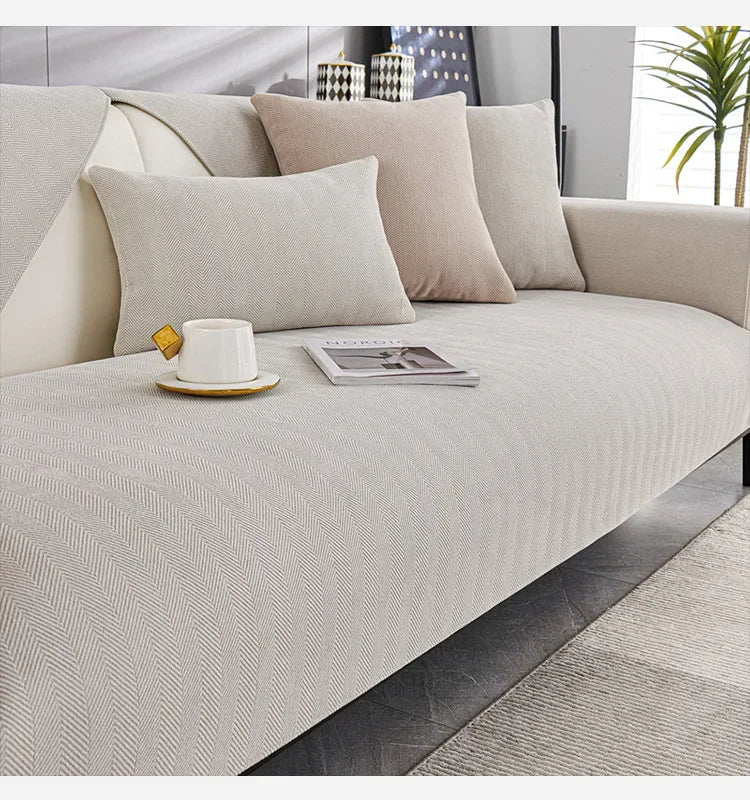 Universal Chenille Fabric Non-Slip Sofa Seat Cover | Home Decor