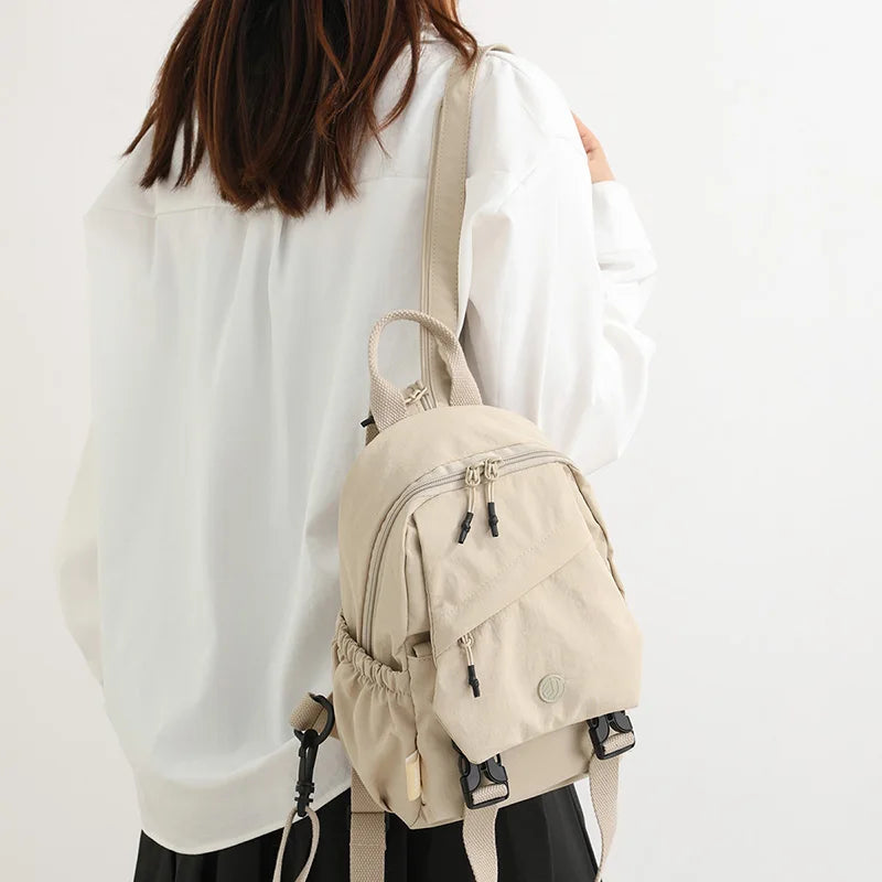 Unisex Lightweight School Backpack | Water-Resistant Nylon Bag