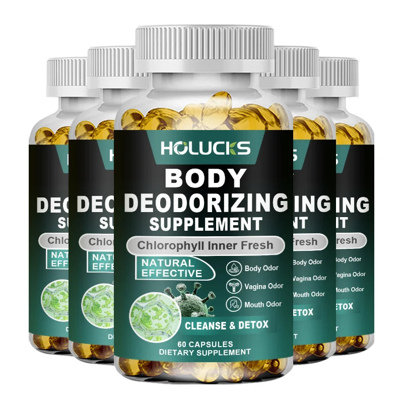 Chlorophyll Capsules | Body Deodorizing & Gut Health Support