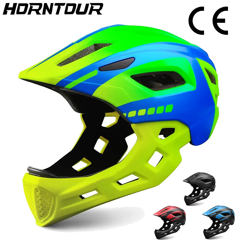 Children's Full Face Bike Helmet | Lightweight & Breathable Safety Gear