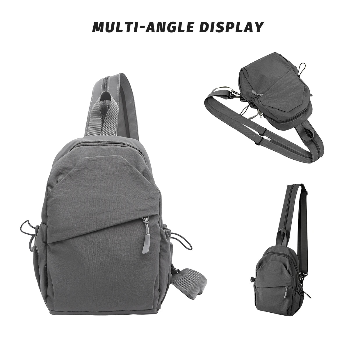 Bandolera portátil de moda | Pecho y mochila multifunción