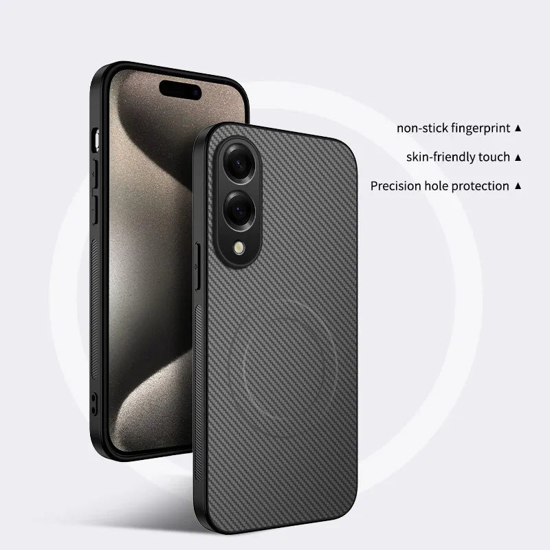 Funda de lujo magnética y antigolpes para teléfono | Protección elegante