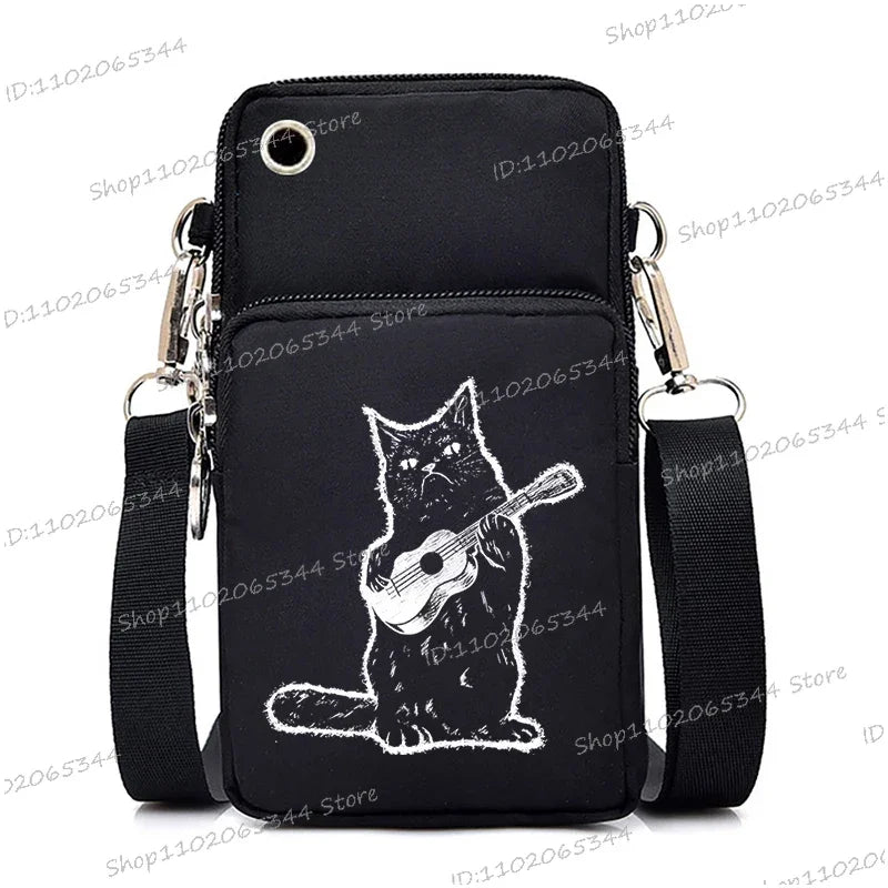 Cartoon Cat Crossbody Bag | Cute Women's Anime Shoulder Purse