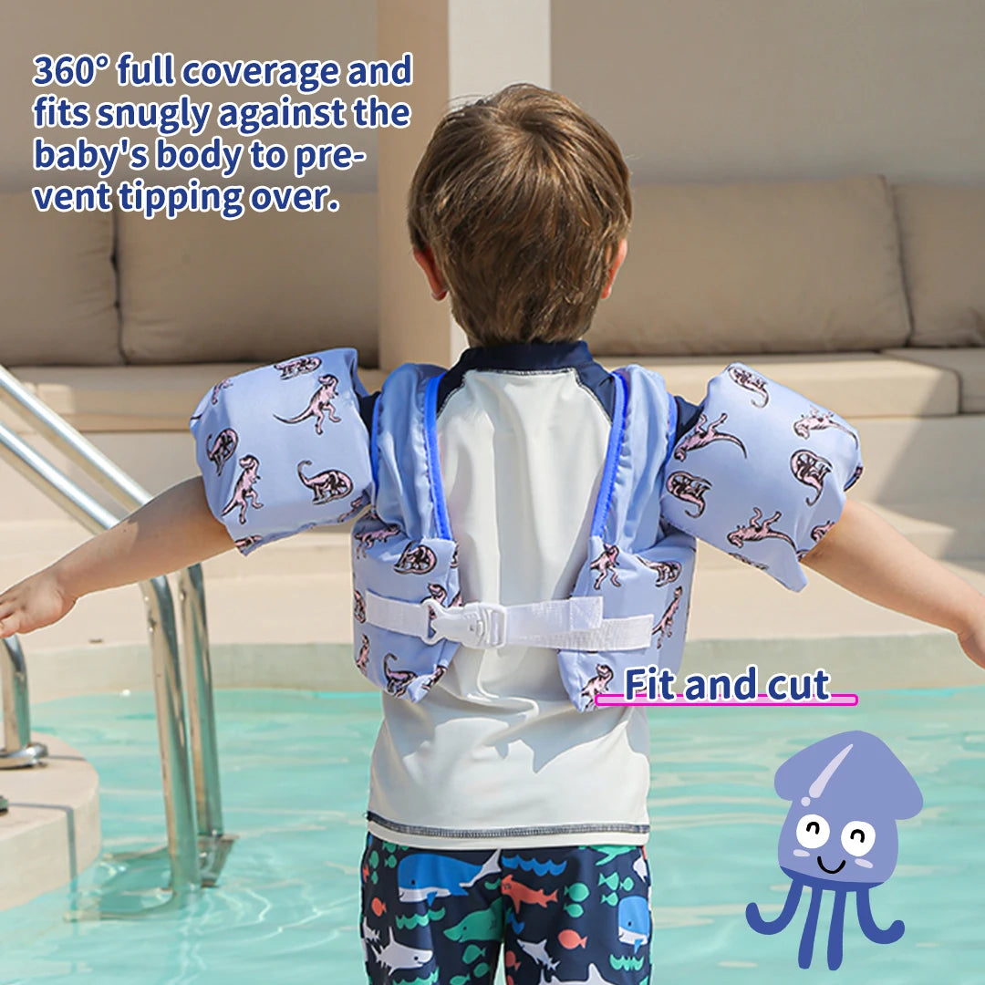 Kids Swim Vest | Toddler Pool Floaties & Adjustable Swim Jacket