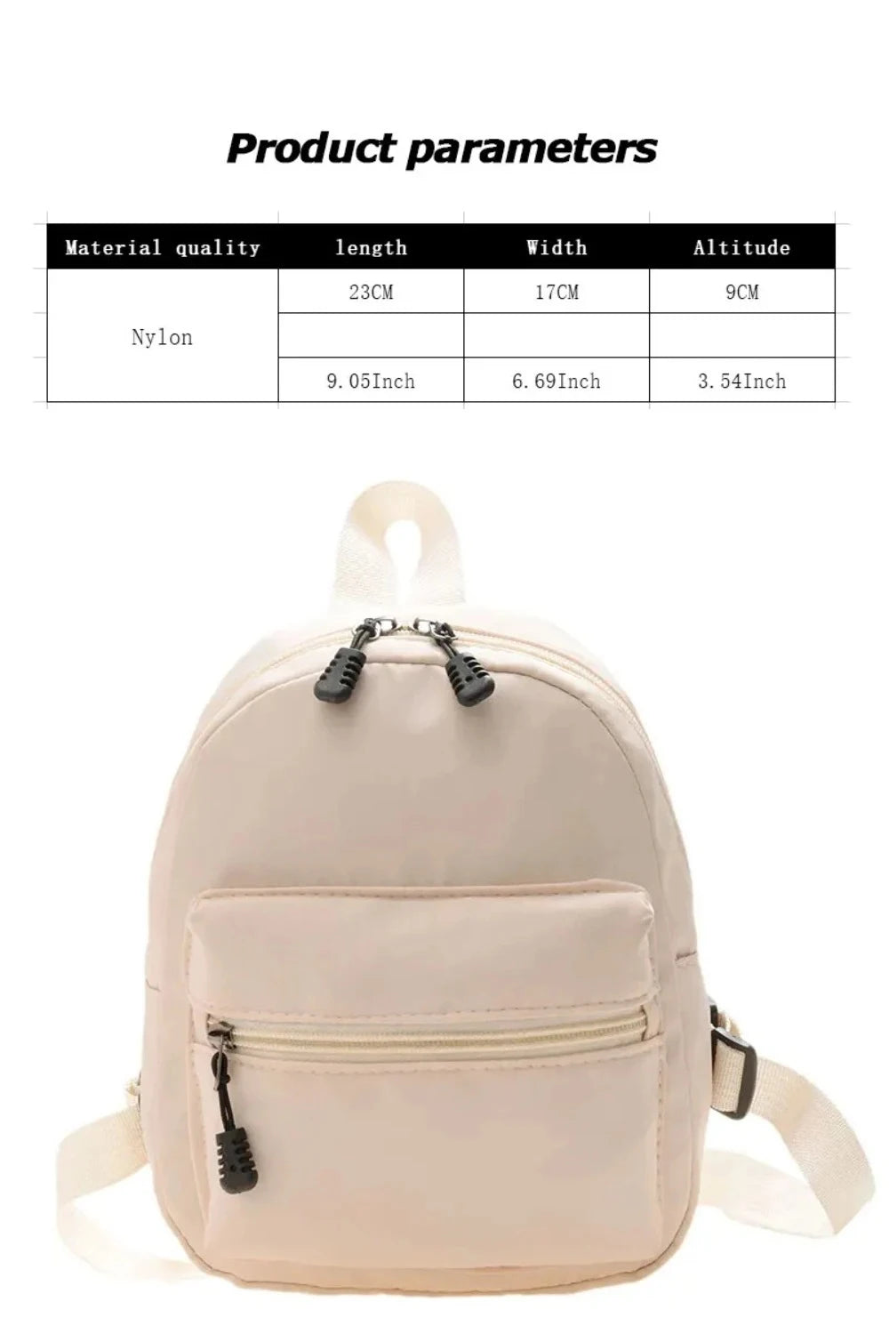 Stylish Women's Nylon Backpack | Versatile Casual Handbag