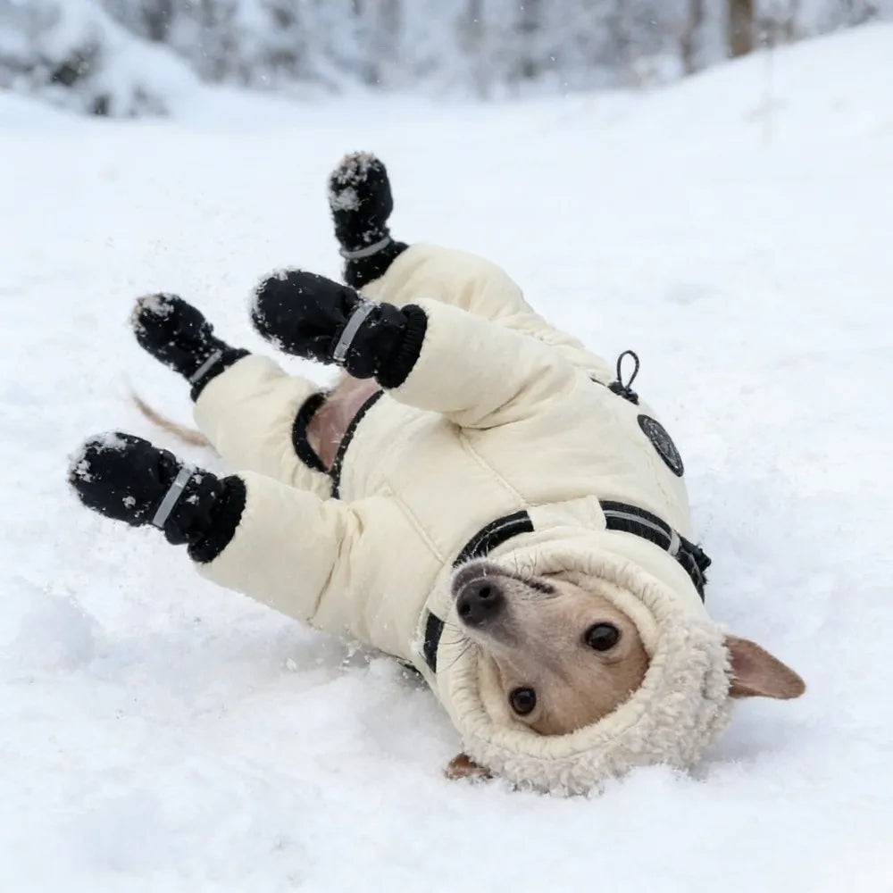 Large Breed Dog Winter Coat | Stylish & Warm Cotton Jacket