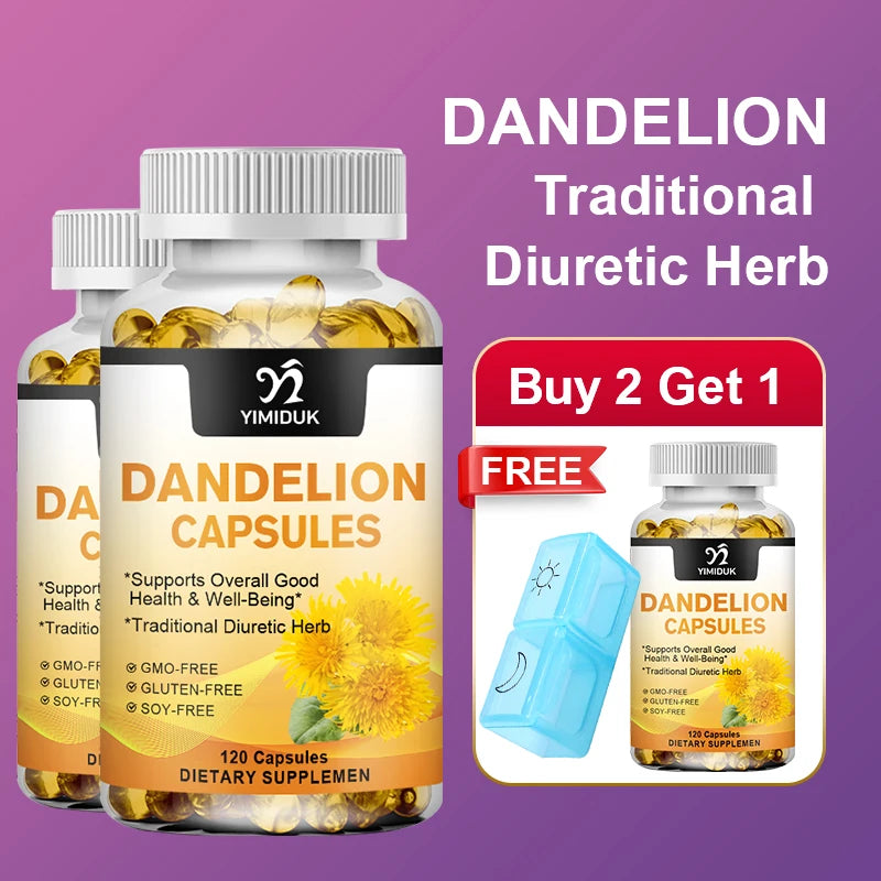 Dandelion Supplement for Liver & Kidney Health Support