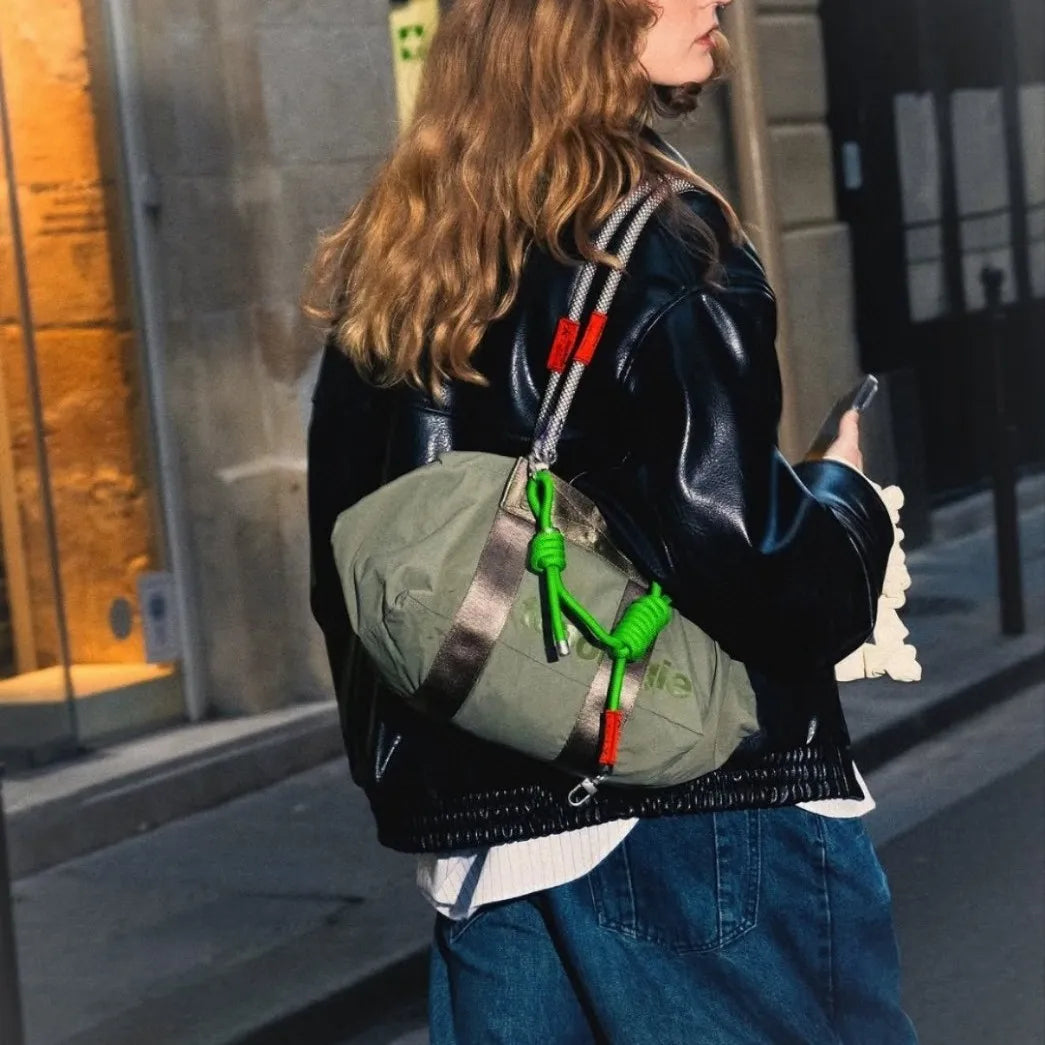 Unisex Sports Swimming Fitness Travel Bag | Black Green Gym Bag