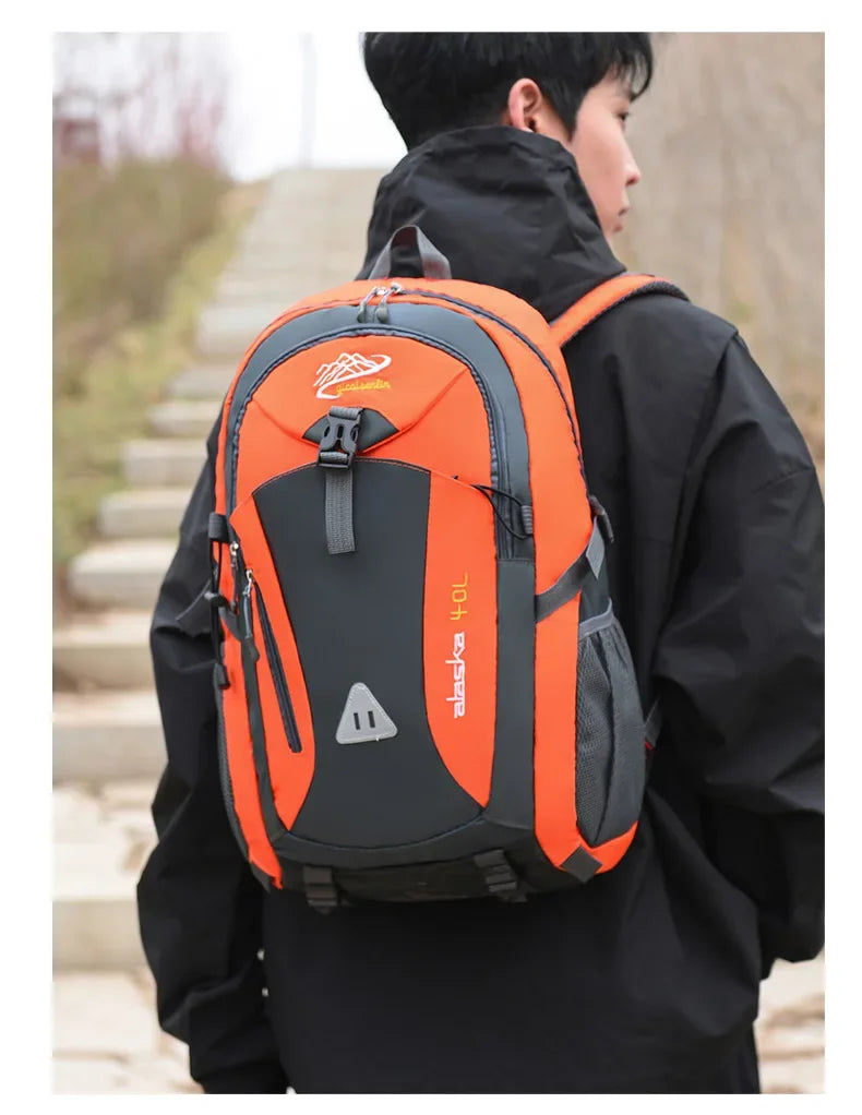 Waterproof Nylon Backpack for Hiking and Outdoor Adventures