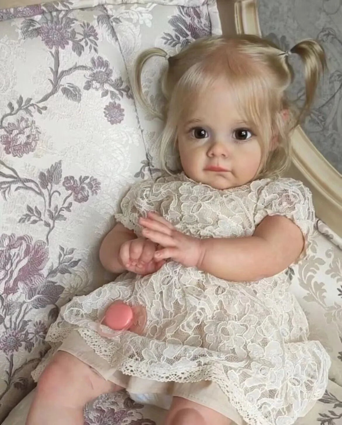 60CM Handmade Soft Vinyl Silicone Reborn Toddler Doll | Lifelike