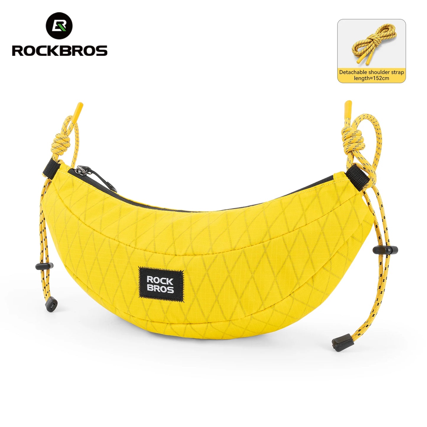 Outdoor Bicycle Bag | 1.8L Banana Shape Bike Bag with Strap