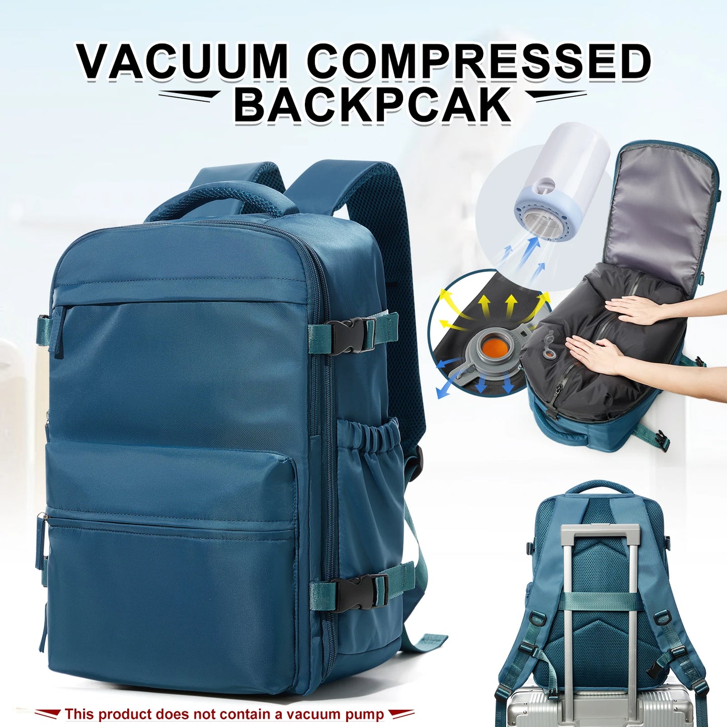 Air Compression Travel Backpack | Stylish & Versatile Cabin Bag
