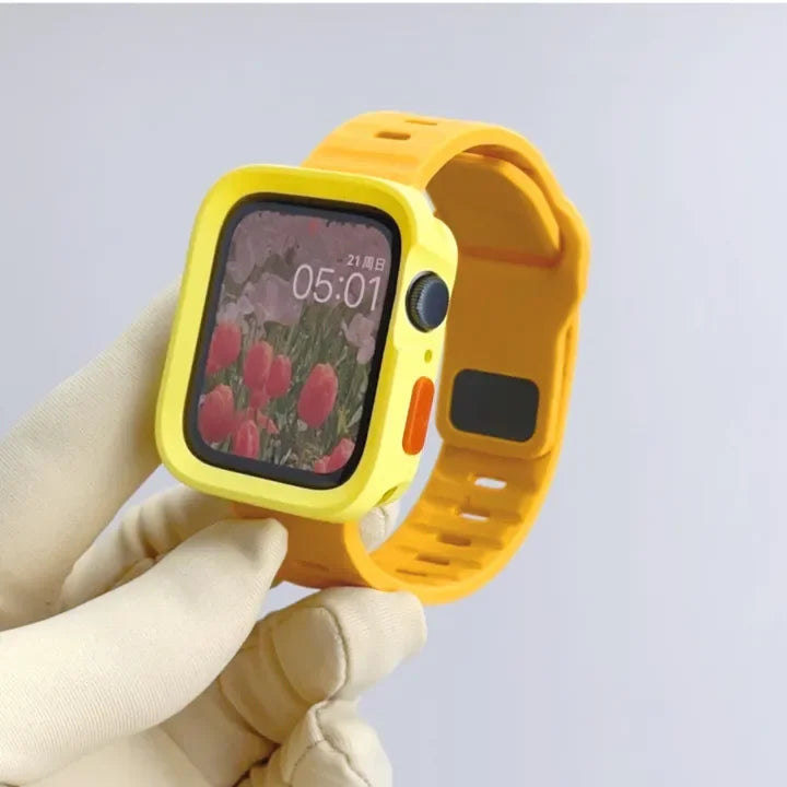 Candy Silicone Case & Strap for All Apple Watch Sizes