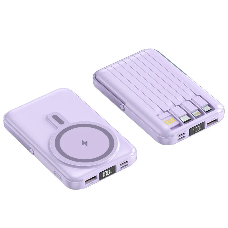 20000mAh Magnetic Wireless Power Bank | Fast Charging & Portable