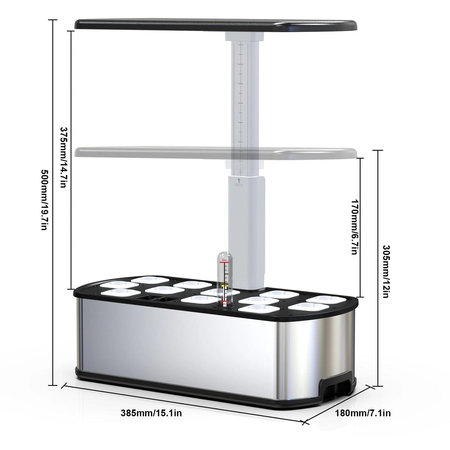 Indoor Hydroponic Growing System Kit | Smart Herbs Garden