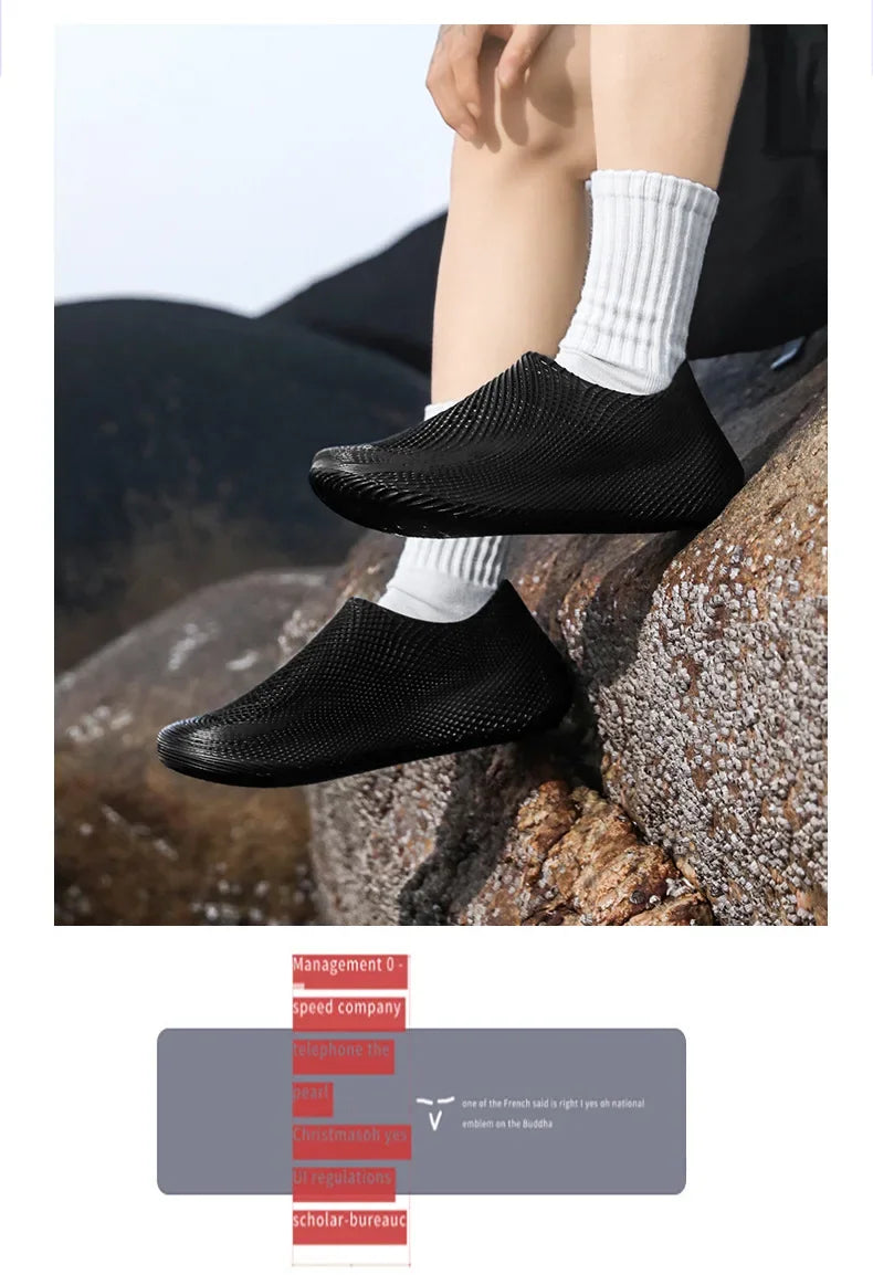 Designer Lightweight Luxury Summer New 3D Hole Hole Shoes Full Wrap Couple Casual Sandals Outdoor Beach Shoes for Men