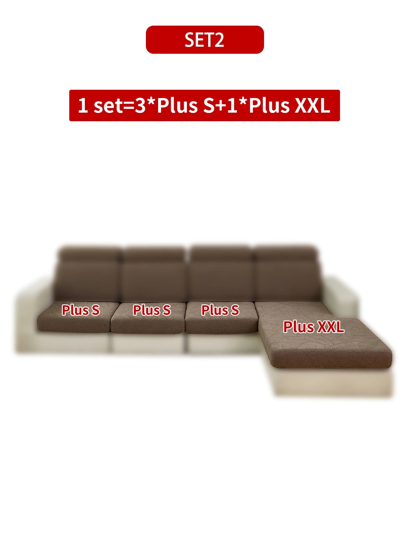 High Elastic Jacquard Sofa Cushion Cover | Pet-Friendly Protector