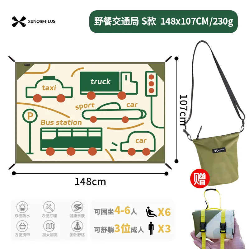 Portable Waterproof Picnic Mat | Lightweight Foldable Beach Pad