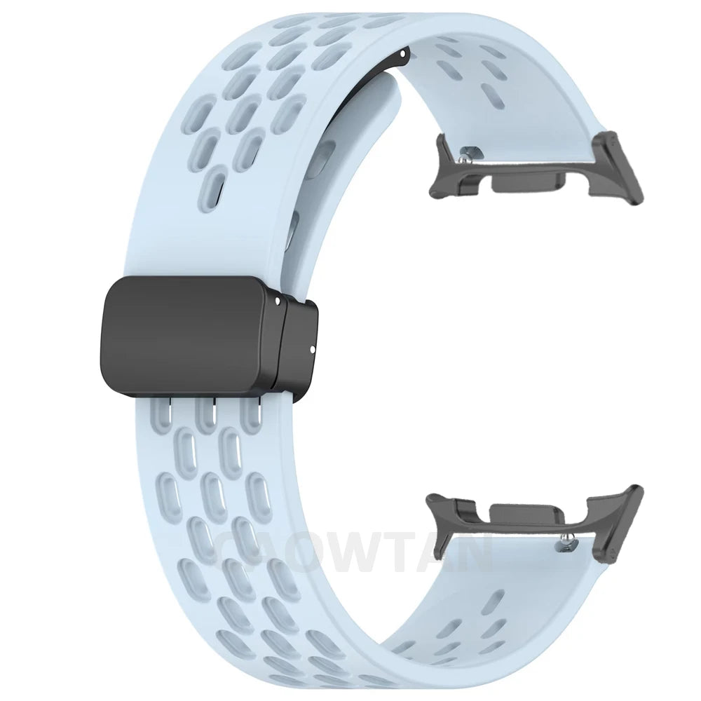Breathable Sports Silicone Strap for Galaxy Watch | Magnetic Clasp