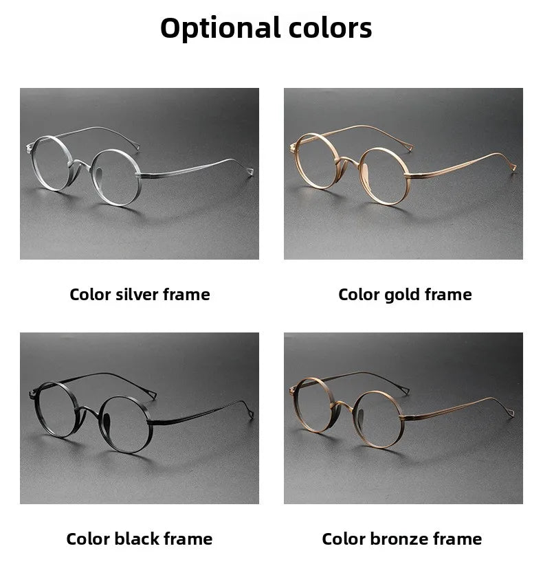 Unisex Pure Titanium Prescription Glasses | Anti Blue Light Eyewear