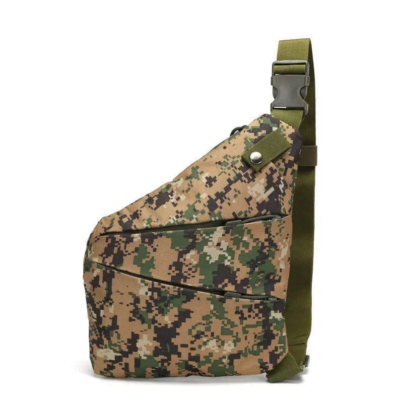 Men's Camouflage Tactical Chest Bag | Waterproof Crossbody Bag
