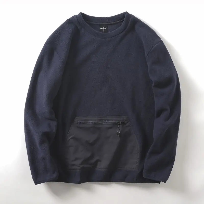 Men's Warm Fleece Pullover Hoodie | Casual Autumn Winter Top