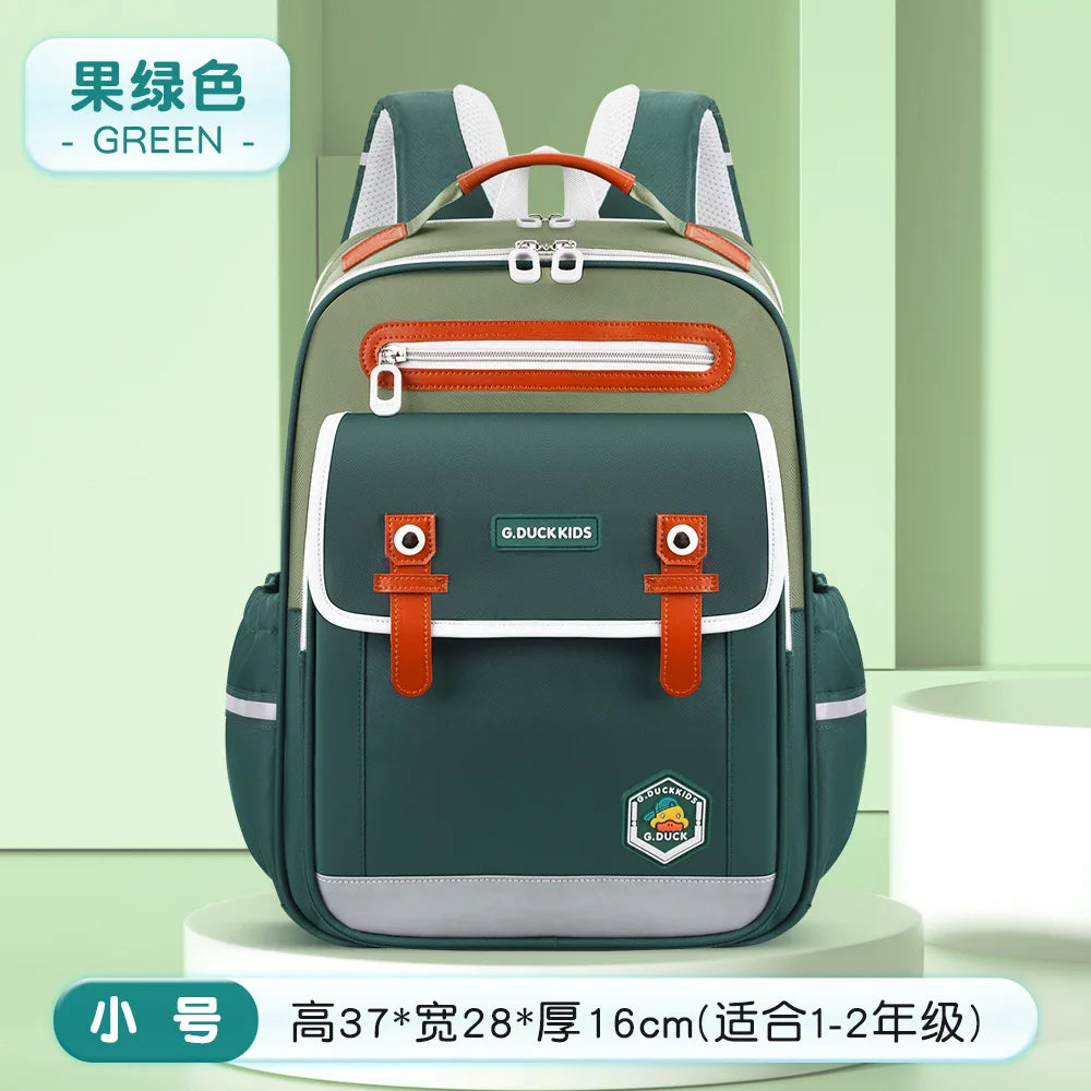 Ergonomic Kids Backpack for Grades 1-6 | Large Capacity School Bag