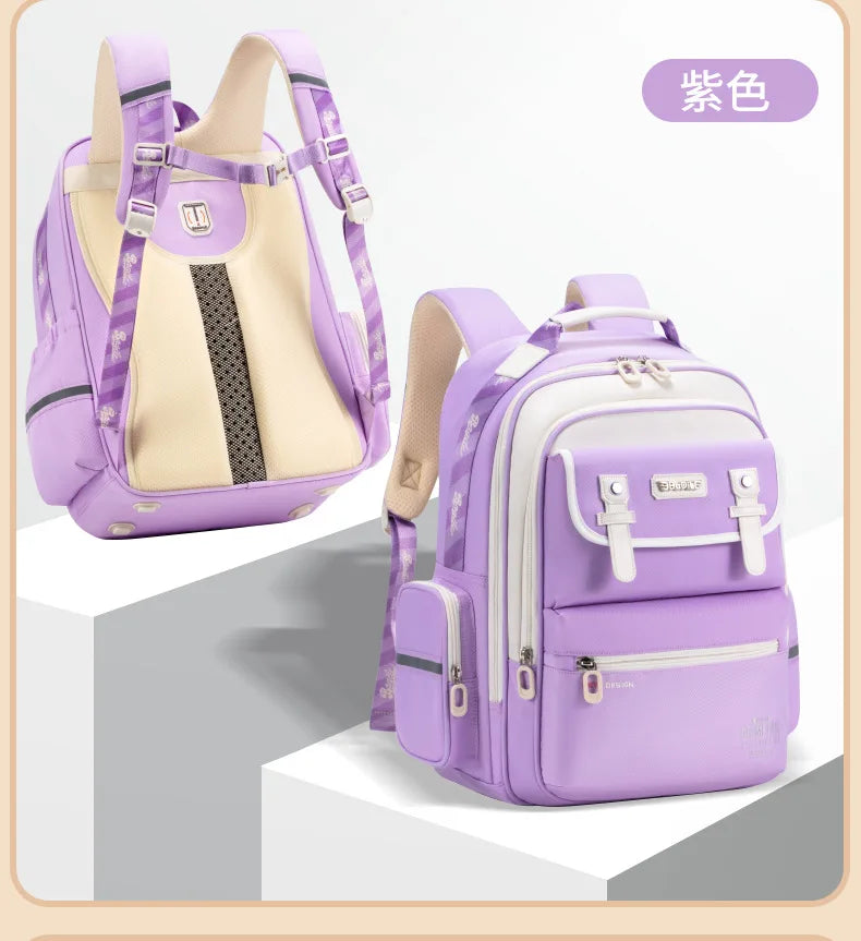 Kids Ergonomic Backpack with Spine Protection | Cloud-Design School Bag
