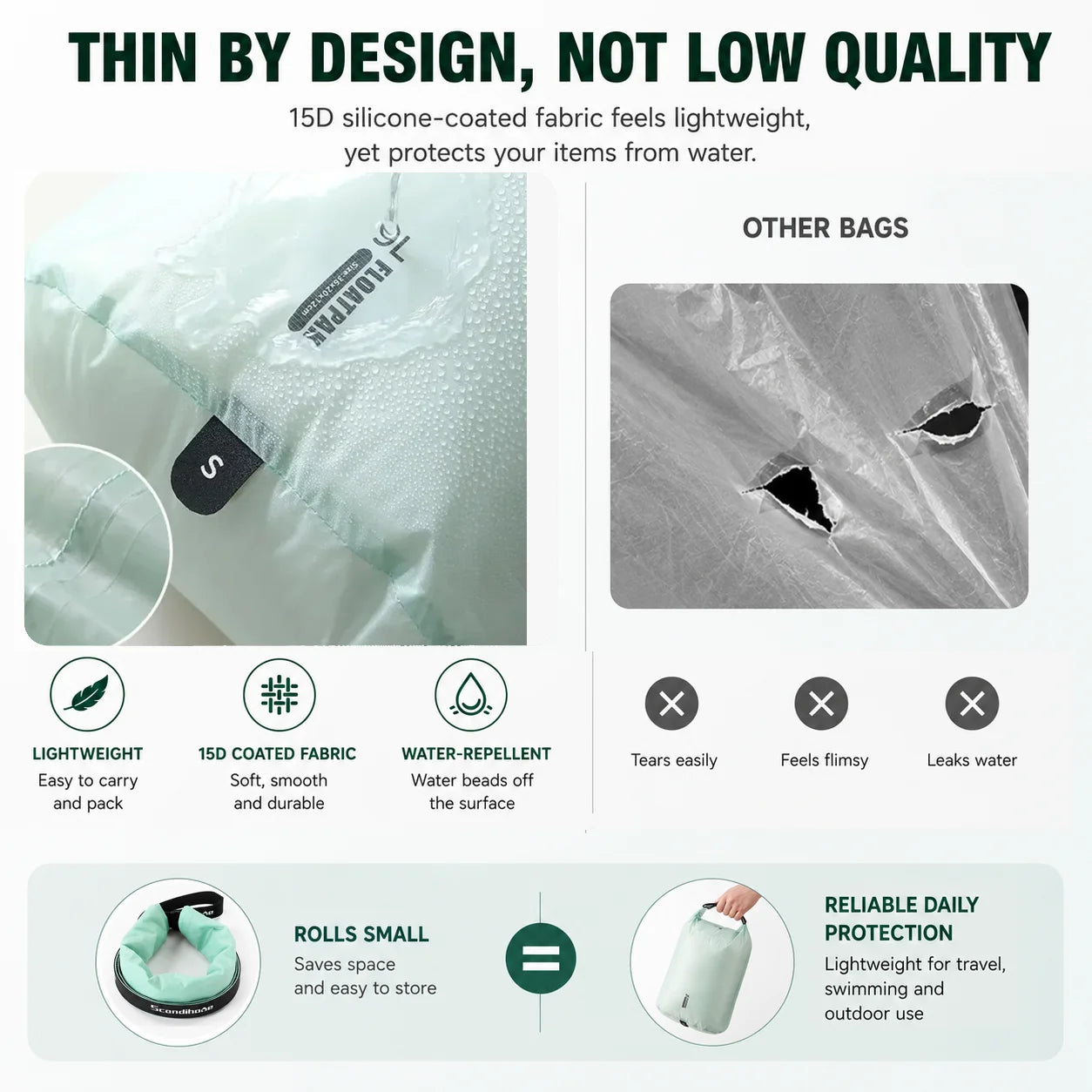 Ultralight Waterproof Dry Bag | Perfect Travel Storage Solution