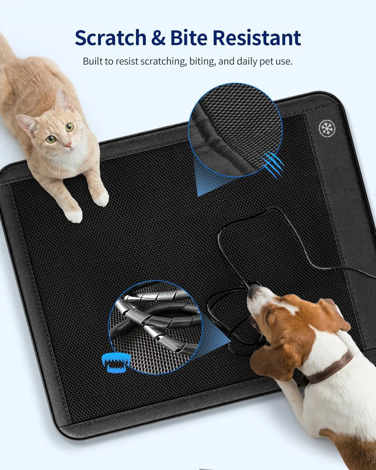 Pet Cooling Mat with Fan | Adjustable Speeds & Non-Slip Design