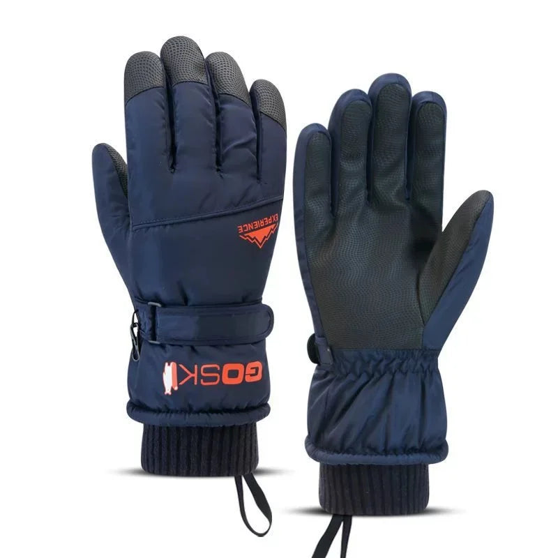 Guantes de esquí unisex para invierno | Guantes impermeables con pantalla táctil