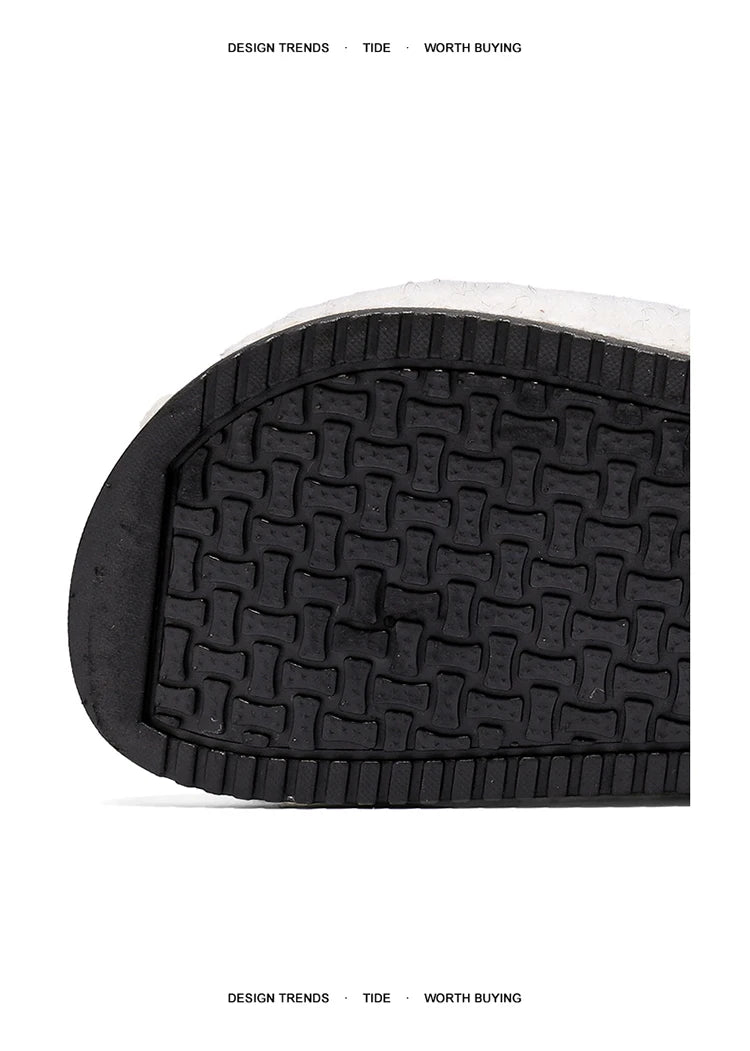 Plush Winter Clogs | Stylish Slip-On Cork Slippers for All