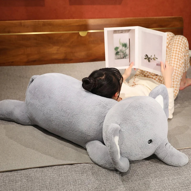 Giant Round Elephant Plush Doll | Cozy Home Decor Gift