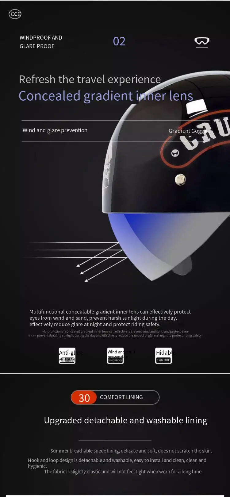 Universal Retro Motorcycle Helmet | Stylish Summer Half Helmet