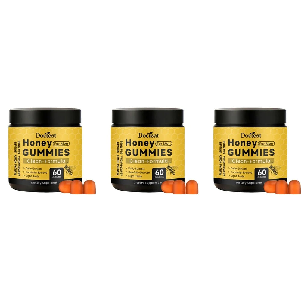 Daily Stress Relief Gummies for Men | Shilajit & Ashwagandha