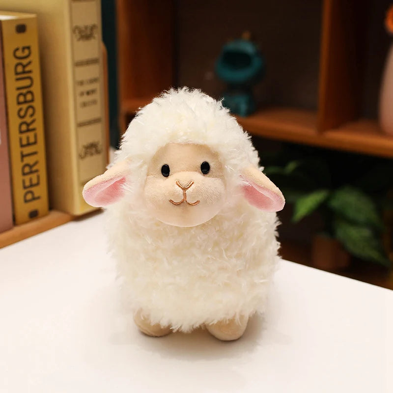Soft Cotton Candy Plush Sheep Toys | Adorable Stuffed Alpaca Dolls