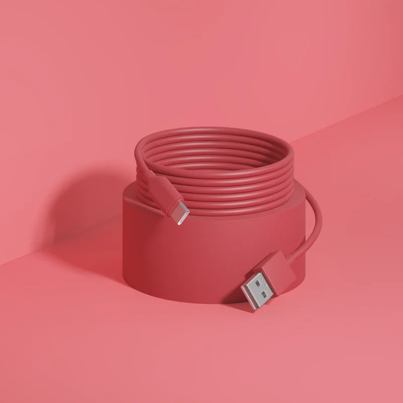 USB Type C Quick Charge Silicone Cable | Fast Charging & Data Transfer