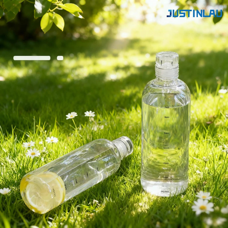 Transparent Borosilicate Glass Water Bottle | Portable Travel Cup