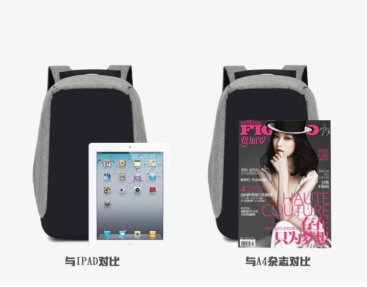 Waterproof Anti-Theft Backpack | Stylish Large Capacity Bag