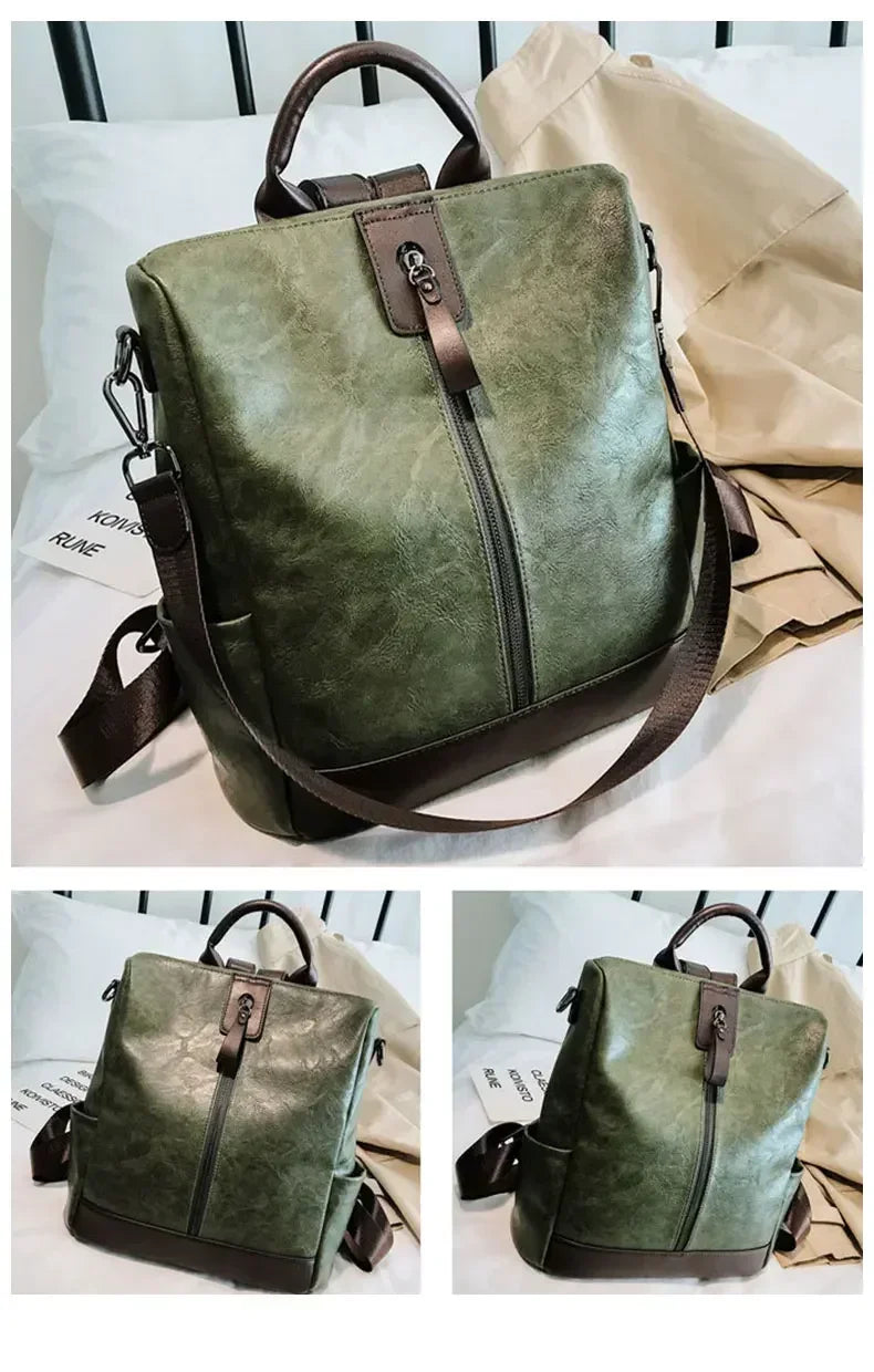Women's Fashion Leather Backpack | Stylish Travel Bag for All Occasions