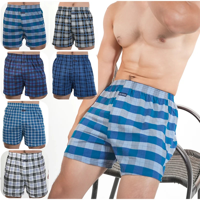 Men's Plaid Pajama Bottoms | Comfort Fit Cotton Sleepwear