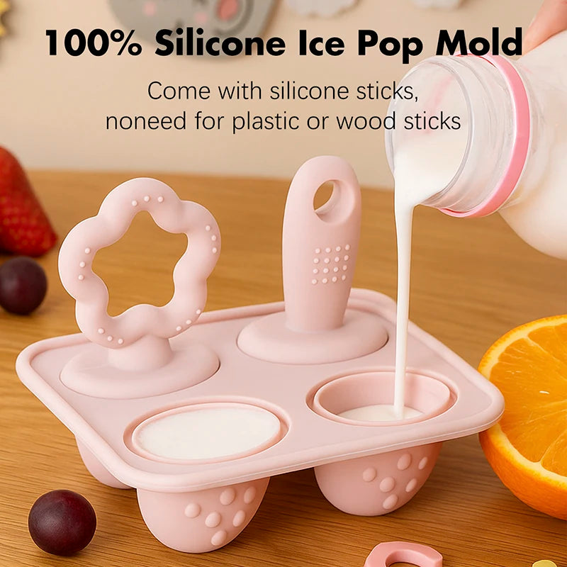 Silicone Baby Popsicle Molds | Fun Healthy Treats for Kids