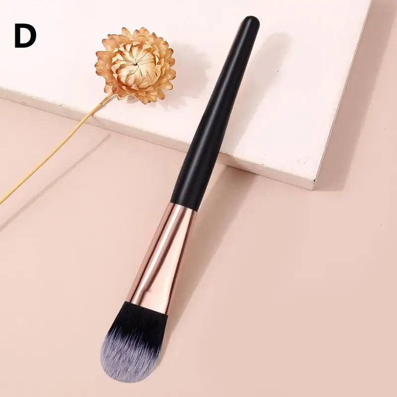 Multifunction Wooden Handle Facial Foundation Brush | Soft Fiber Makeup Mask Brush Tool 2026